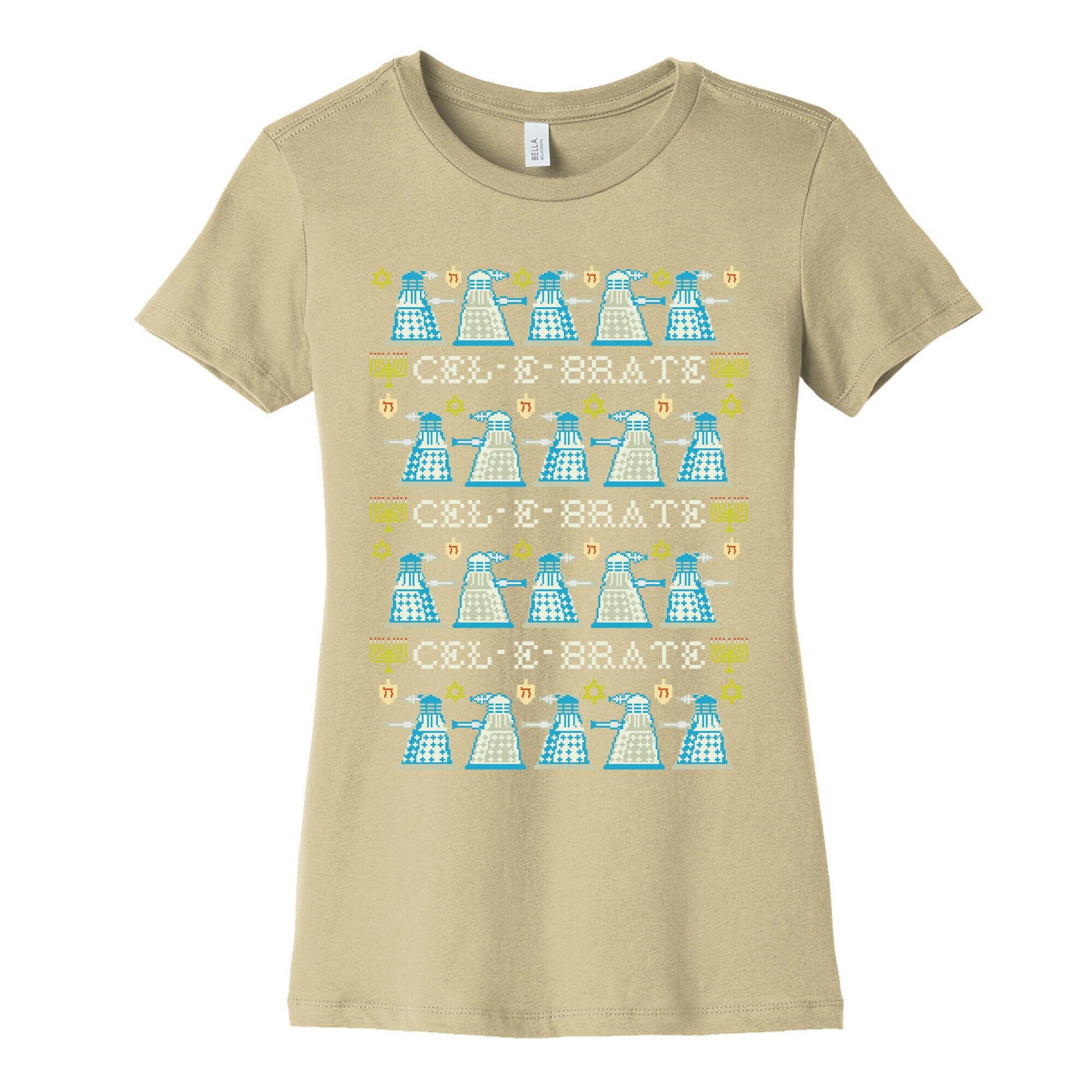 Dalek Hanukkah Sweater Women's Cotton Tee